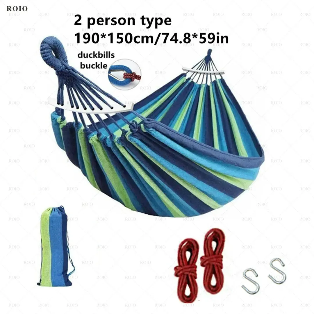 Single Person Thickened Durable Fabric Hammock