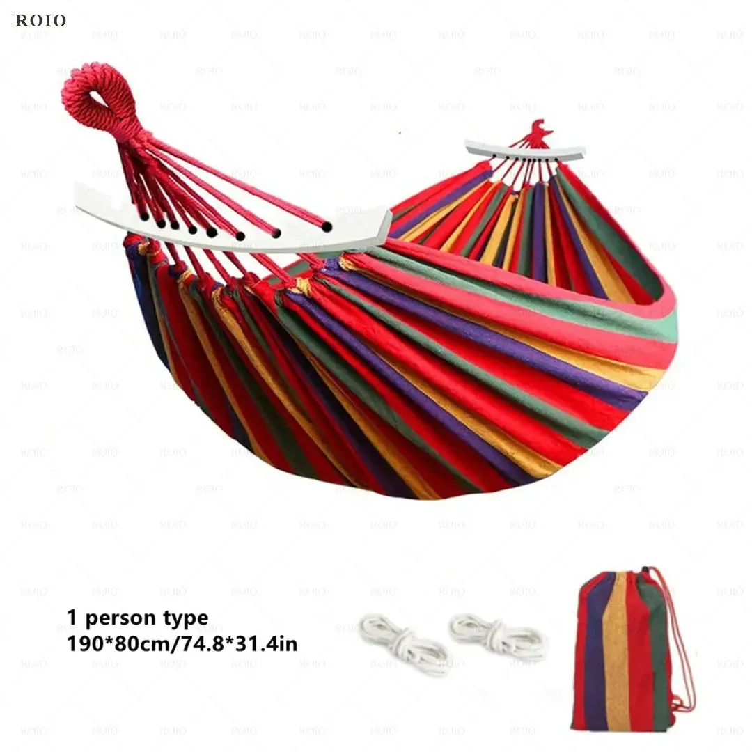 Single Person Thickened Durable Fabric Hammock