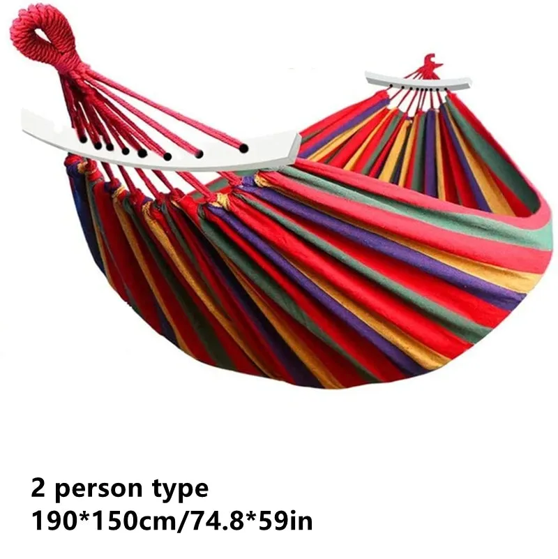 Single Person Thickened Durable Fabric Hammock