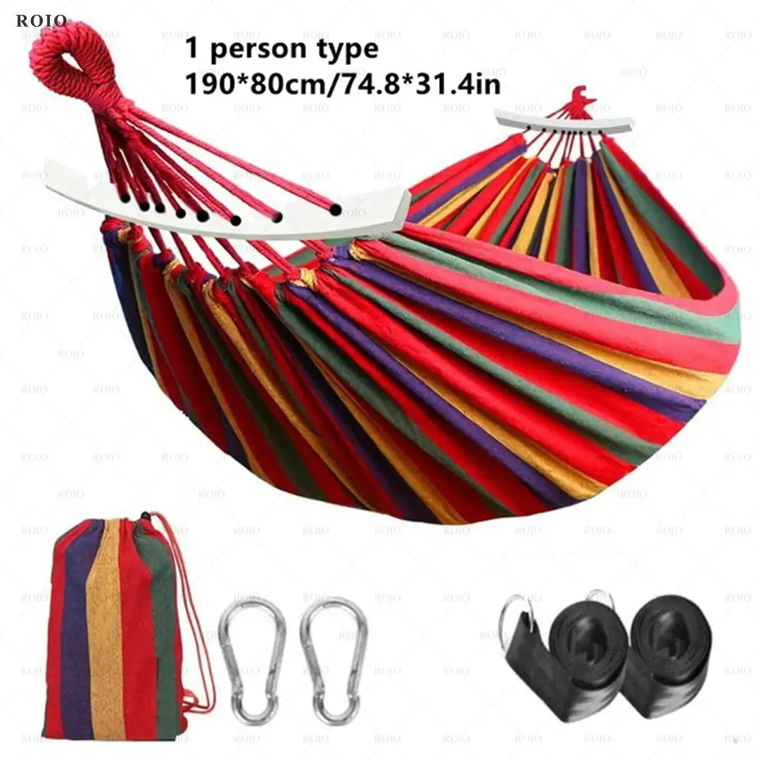 Single Person Thickened Durable Fabric Hammock