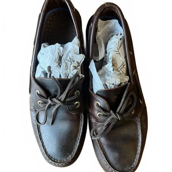 Size 10 - Men's - Sperry - Leather Boat Shoes - Classic Style