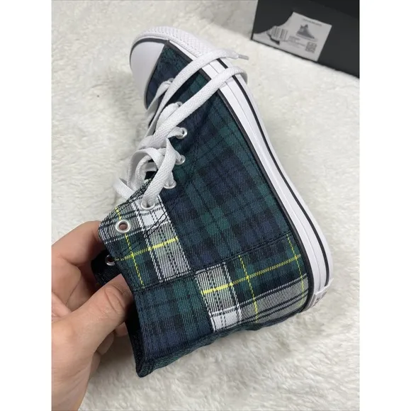 Size 7 - Converse Chuck Taylor All Star High Dragon Scale Green Blue