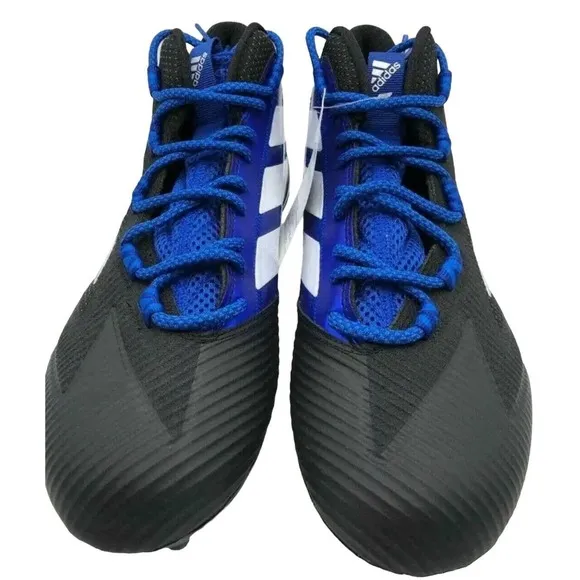 Size 9.5 Adidas Freak Carbon Mid Football 🏈 Cleats Blue Black NWT EE7137 Men