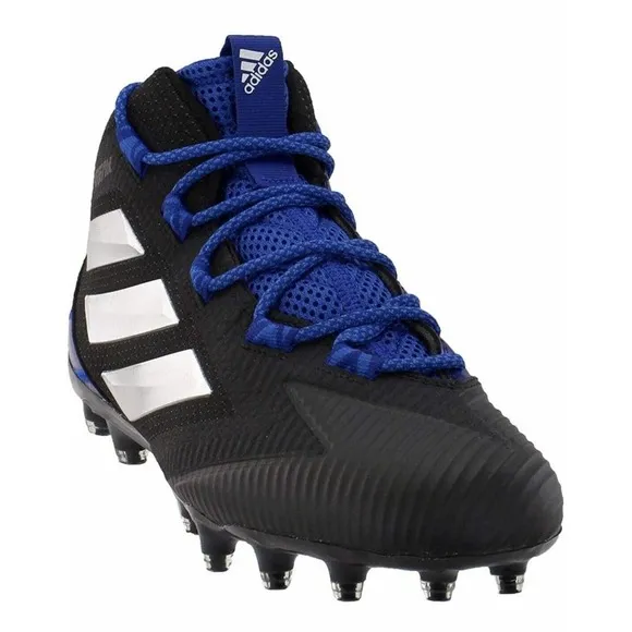 Size 9.5 Adidas Freak Carbon Mid Football 🏈 Cleats Blue Black NWT EE7137 Men