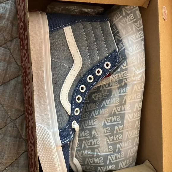Sk8-HI Zip Chambray Canvas