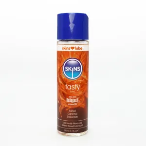 Skins - Salted Caramel - Glijmiddel met Smaakje - Waterbasis - 130 ml