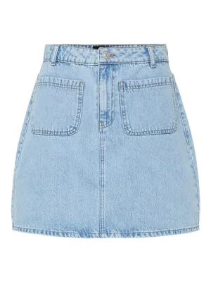 Sky mini denim skirt blue