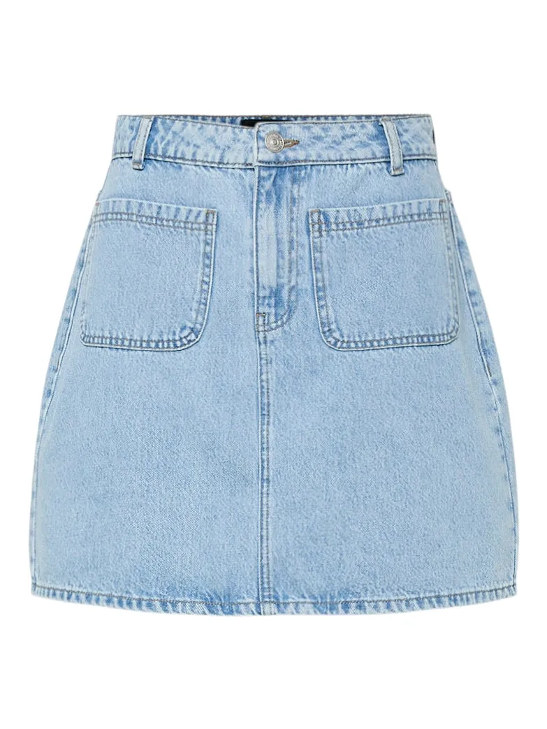 Sky mini denim skirt blue