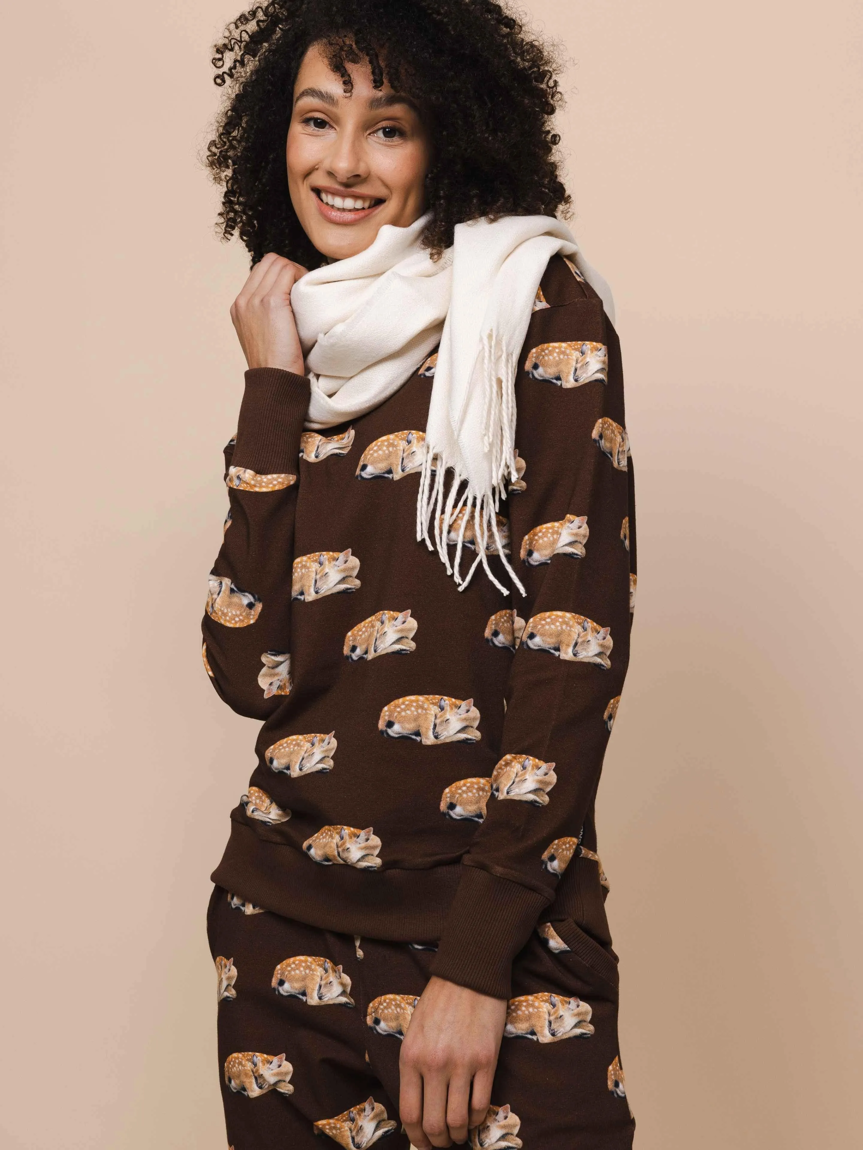 Sleeping Deer Sweater Dames