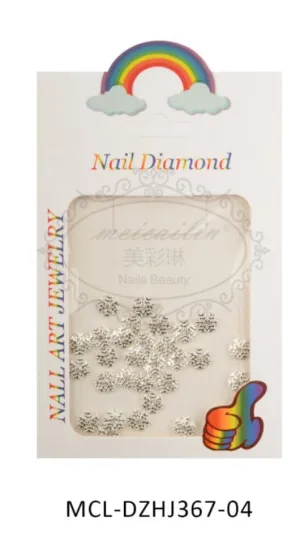 Snow Flake Charms 30pc - Silver