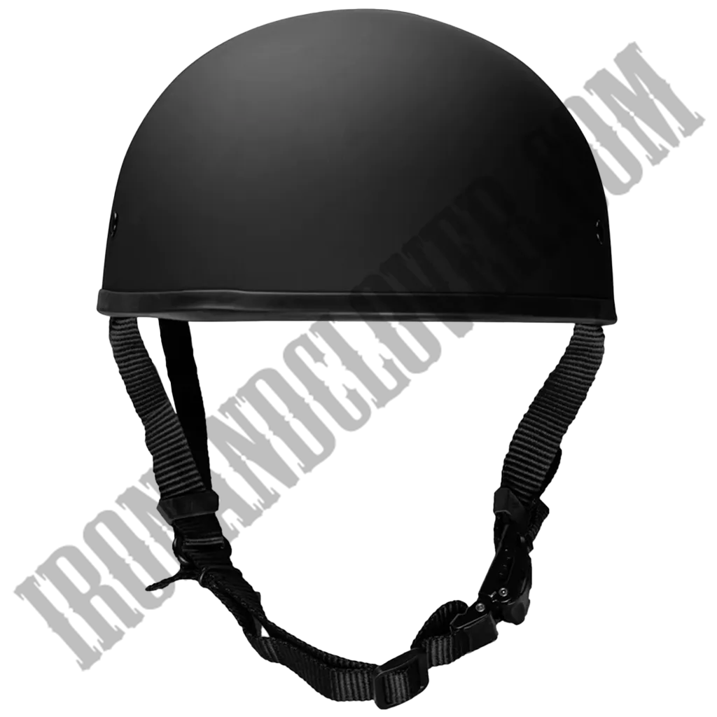 SOA Inspired Beanie Helmet in Flat Black