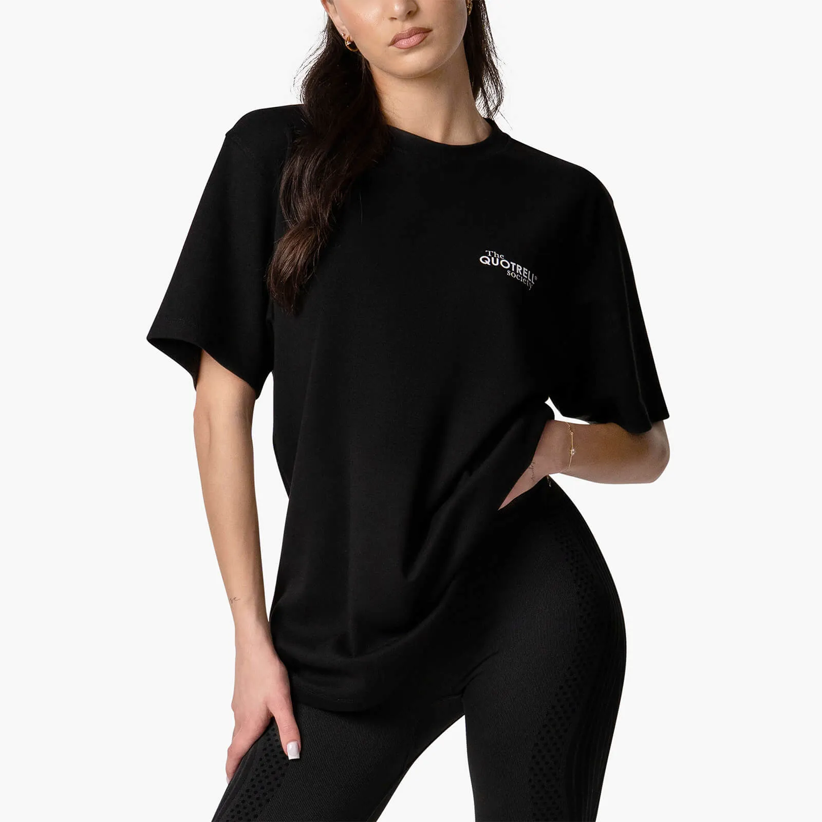 SOCIETY TEE | BLACK/WHITE