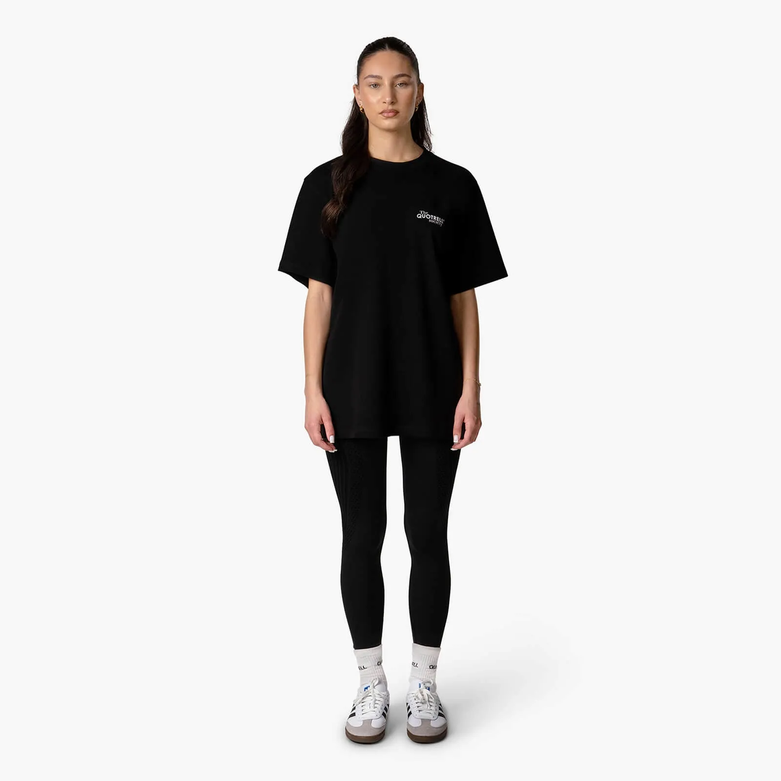 SOCIETY TEE | BLACK/WHITE