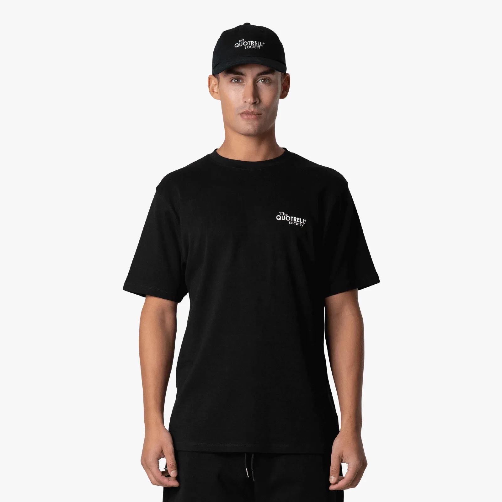 SOCIETY TEE | BLACK/WHITE