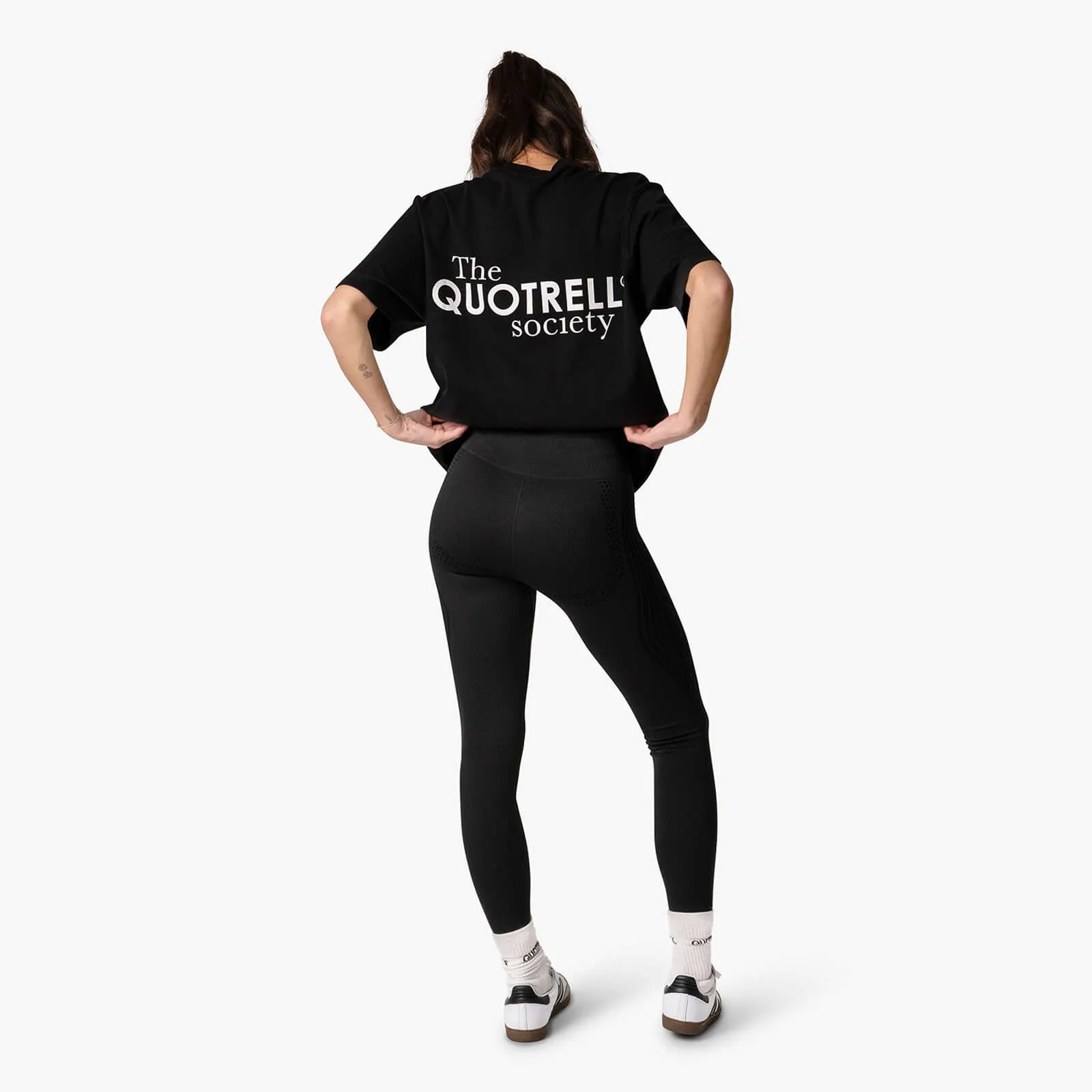 SOCIETY TEE | BLACK/WHITE