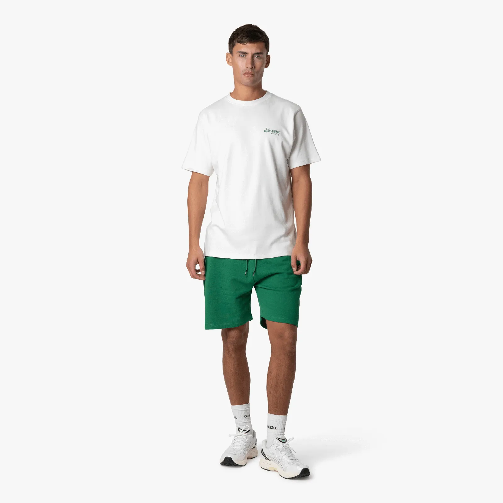 SOCIETY TEE | OFF WHITE/GREEN