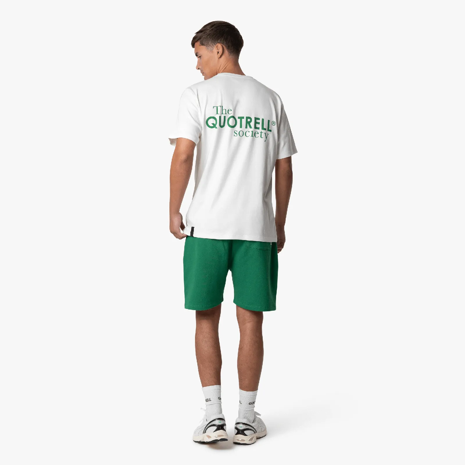 SOCIETY TEE | OFF WHITE/GREEN