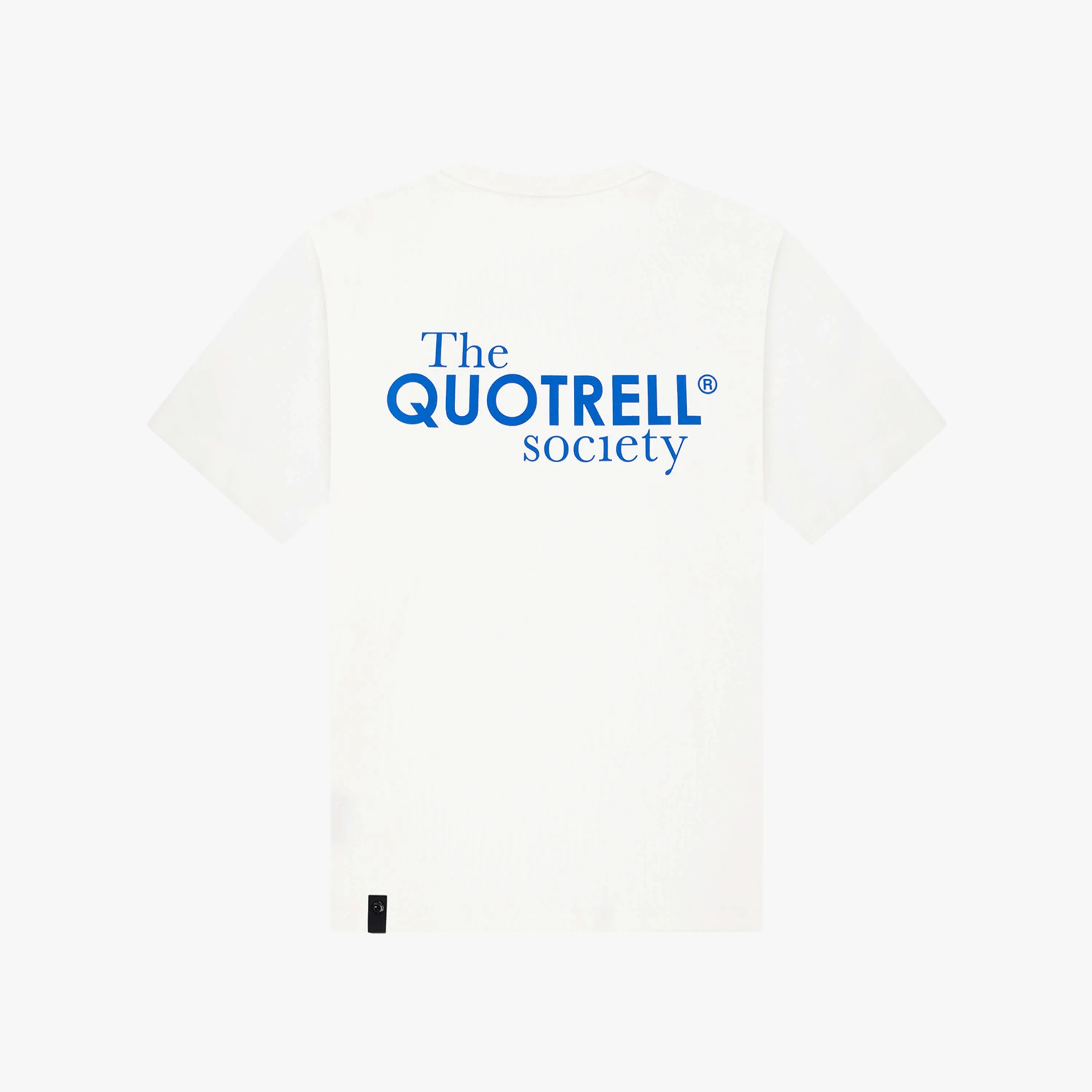 SOCIETY TEE | WHITE/COBALT