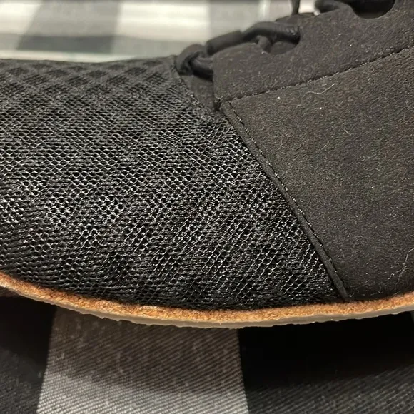 Sole Footwear District by ReCORK Tour Black Shoes Men's Size 10.5 Lace Up Flat