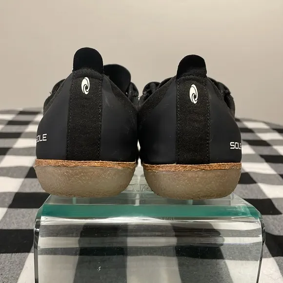 Sole Footwear District by ReCORK Tour Black Shoes Men's Size 10.5 Lace Up Flat