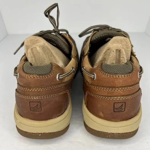 Sperry Top Sider Mens 0617514 Beige Barracuda 3 Collection Size 11.5M Boat Shoes
