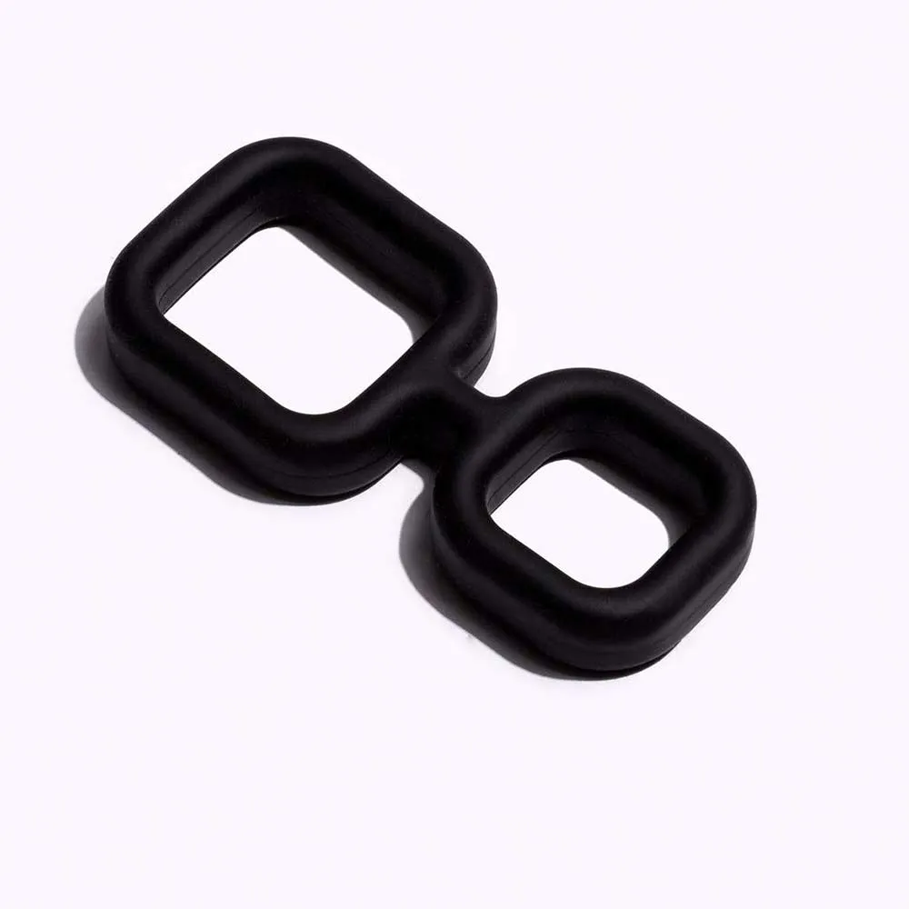 Sport Fucker - Muscle 2 Way - Siliconen Cockring of Ball Stretcher - Zwart