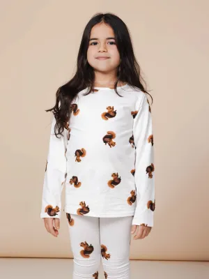 Squirrels T-shirt lange mouwen Kids