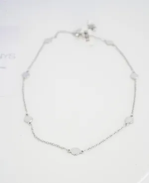 Stainless Steel Chain Choker flat dots