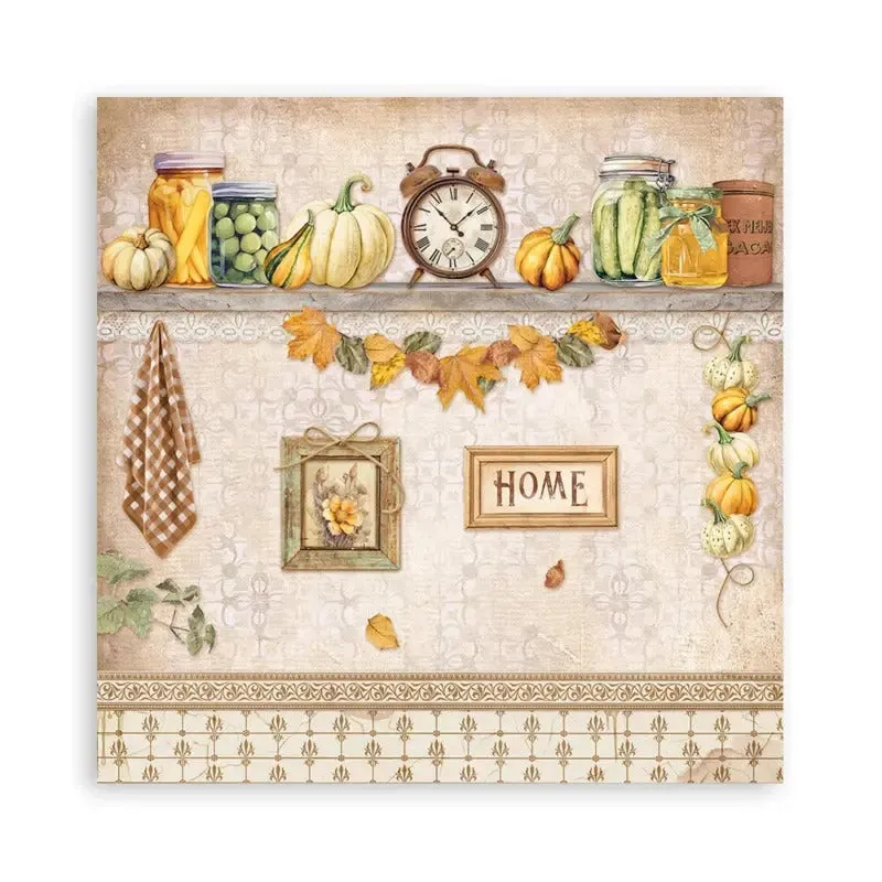 Stamperia - 8x8 Maxi Paper Pack - Golden Harmony