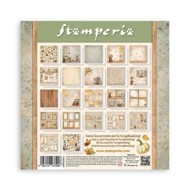 Stamperia - 8x8 Maxi Paper Pack - Golden Harmony