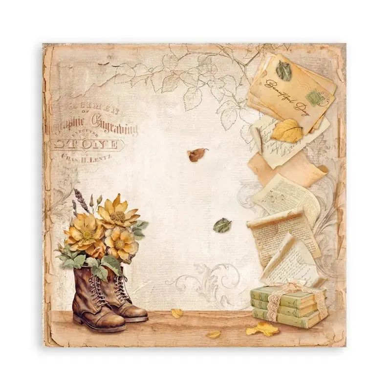Stamperia - 8x8 Maxi Paper Pack - Golden Harmony