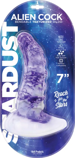 Stardust - Alien Cock - Bendable Texturized Dildo  Texturized Dildo - 7 Inch