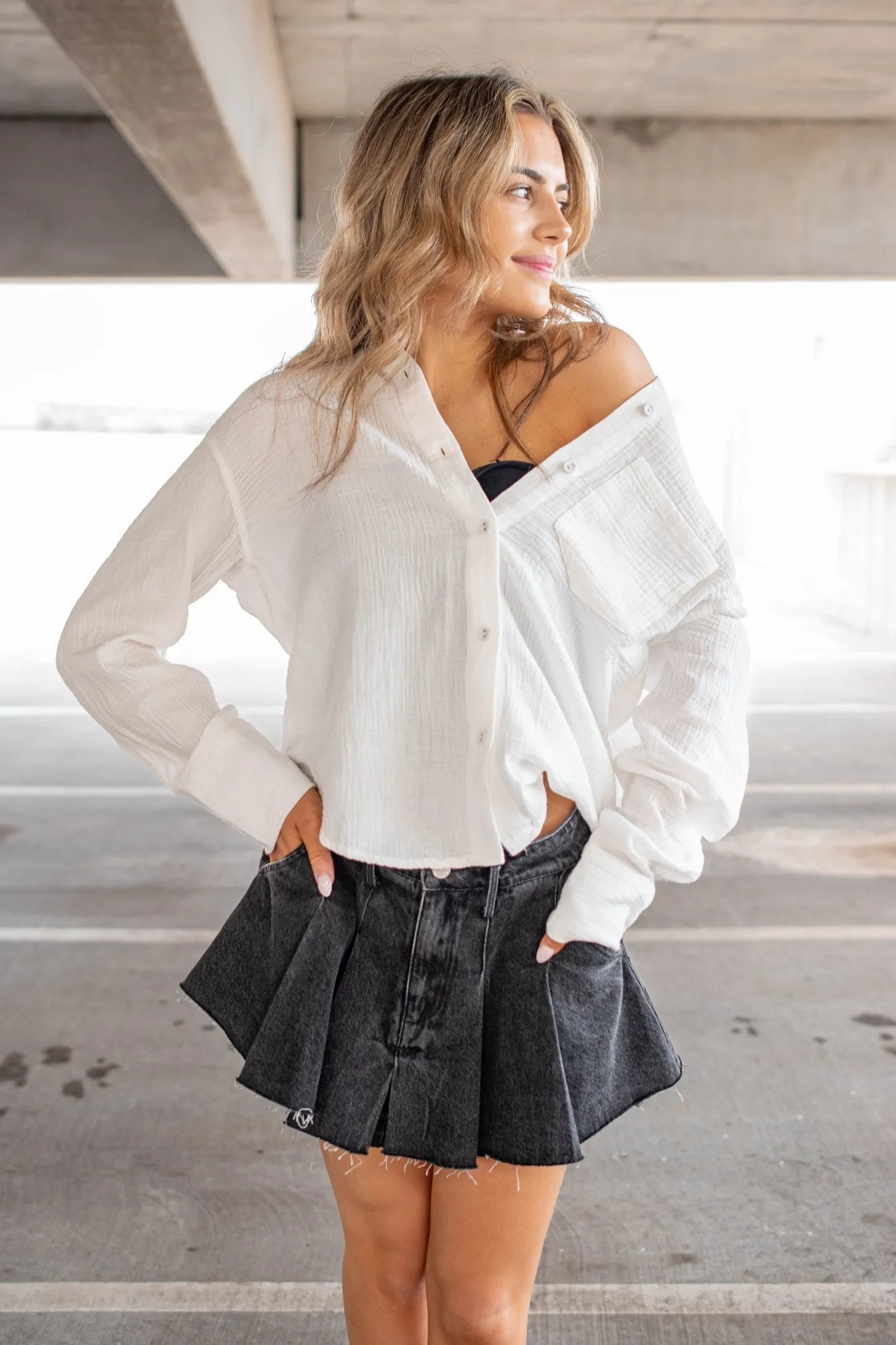 Steve Madden: Juna Top in White