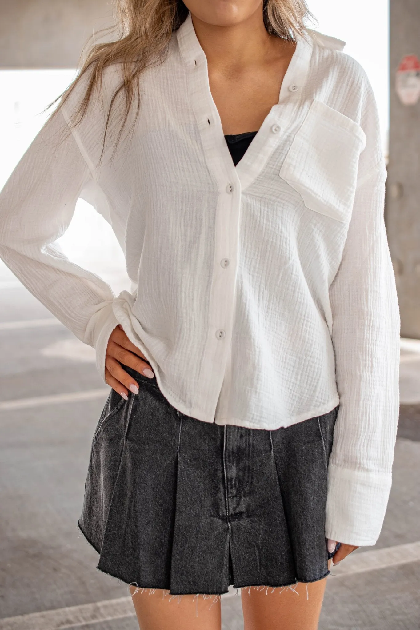 Steve Madden: Juna Top in White