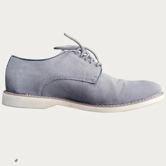 Steve Madden \ Men's David Nubuck Leather Oxford Shoes / Dove Grey / 10.5