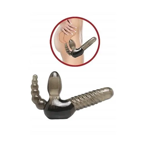 Strapless Strap on With Anal Stimulator