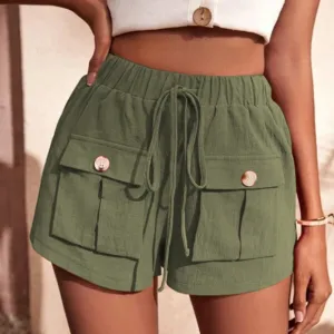 Stylish Strides Cargo Shorts - Green
