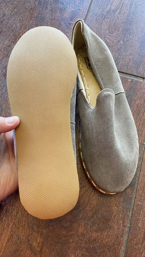 Suede Flat Slip Ons