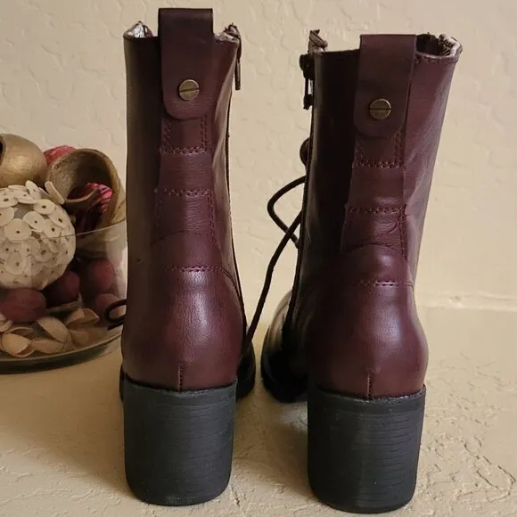 Sun Stone Burgundy Hiking Boots  Size: 8.5 NWT