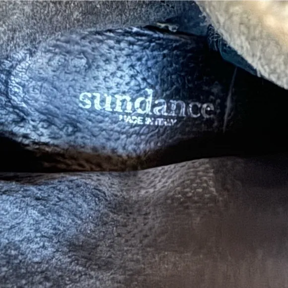 Sundance Chunky Heel Suede Ankle Boot