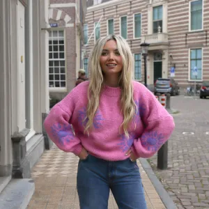 Sunny knit roze paars