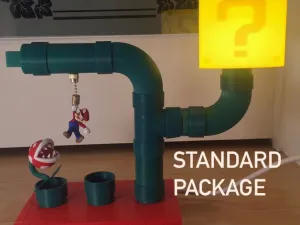 Super Mario Lamp 3D Custom Printed