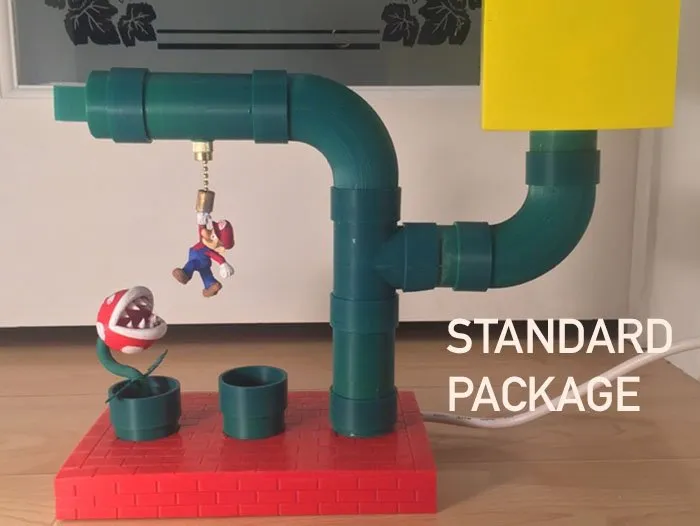Super Mario Lamp 3D Custom Printed