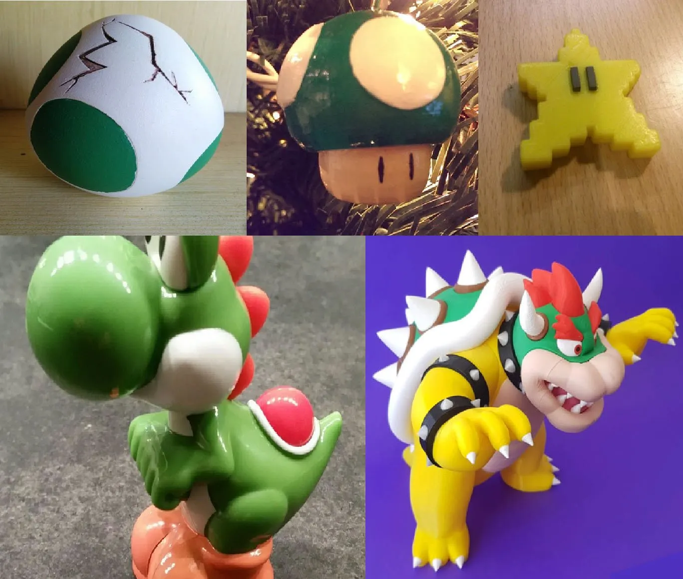 Super Mario Lamp 3D Custom Printed
