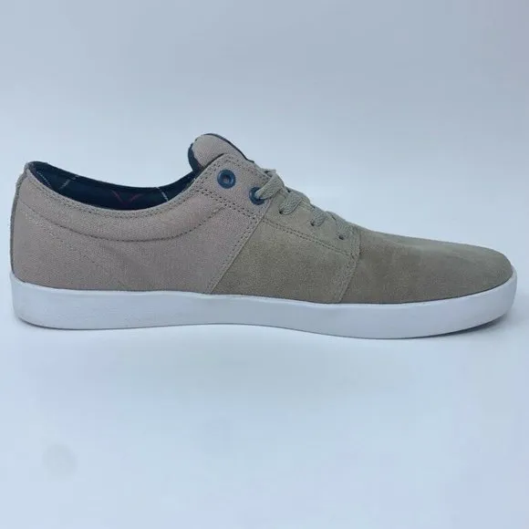 Supra Mens Stacks II Skate Shoes Khaki Tan 13 New