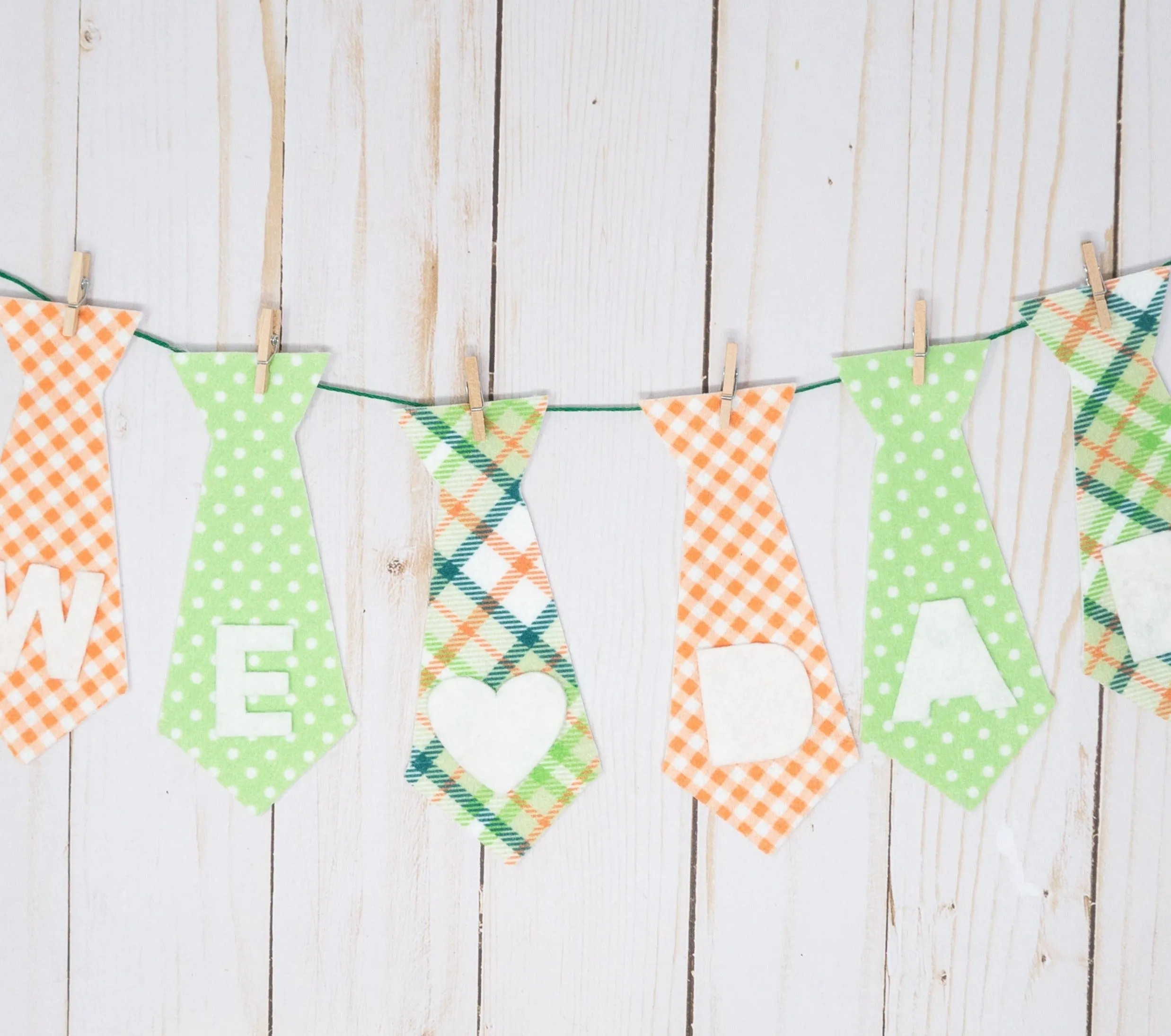 SVG Father's Day Tie Banner