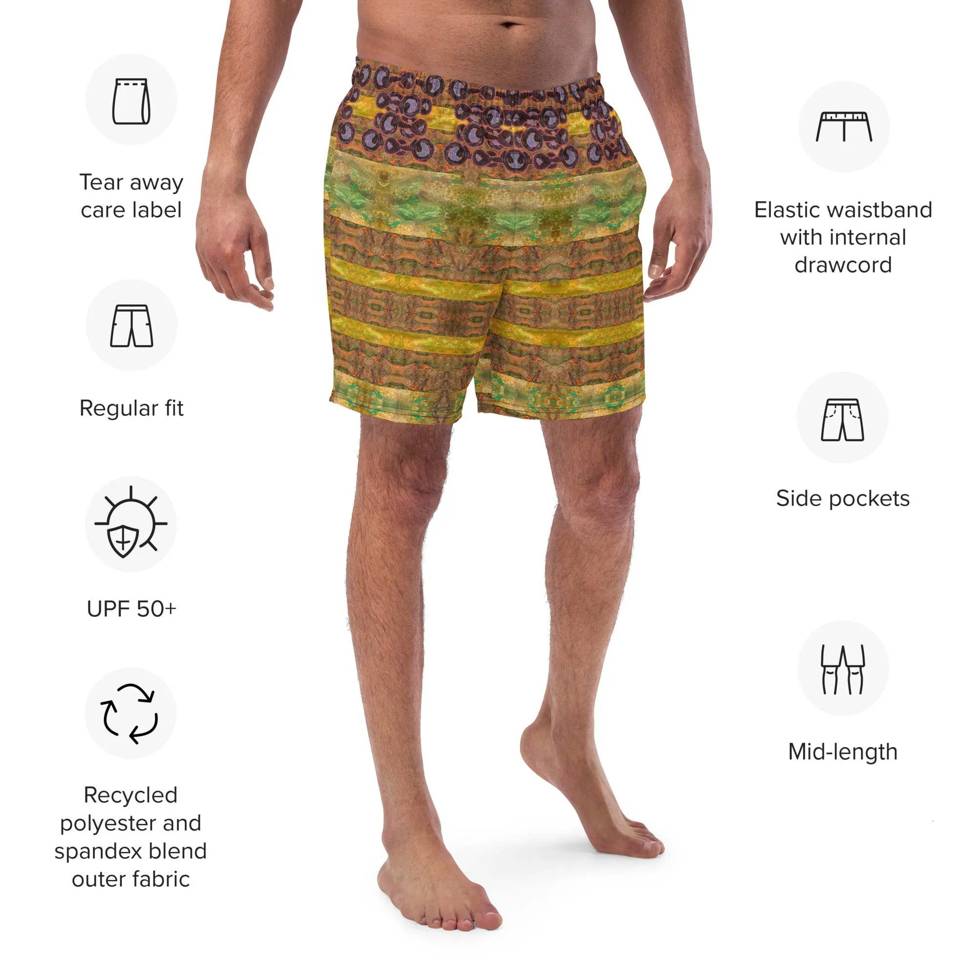 Swim Trunks (Virilis)(Grail Night Rose Purple Logo) RJSTH@Fabric#6 RJSTHS2023 RJS