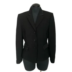 Tahari Black Checkered Blazer - Women’s 6P