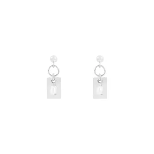 Tara Freshwater Pearl Earrings - Silver