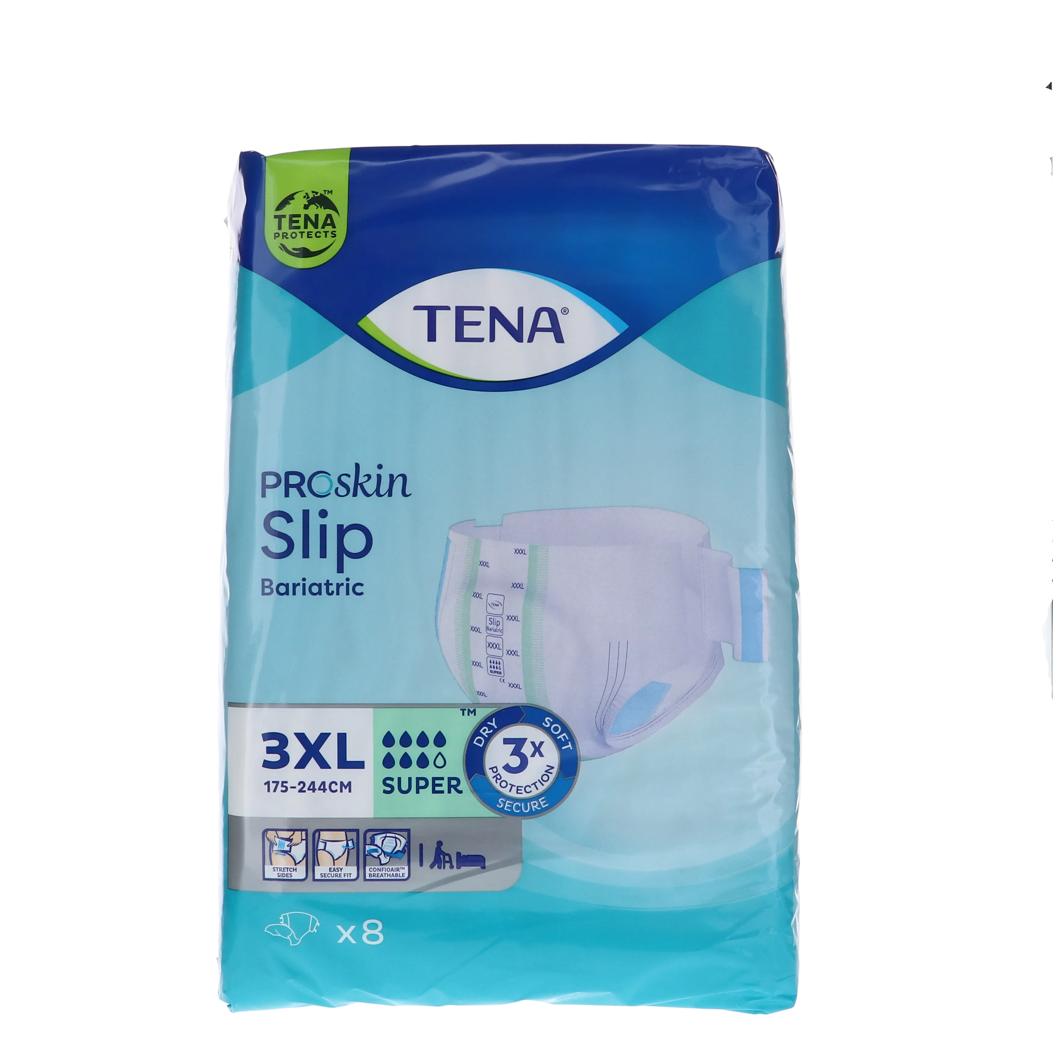 TENA Slip Bariatric Super XXXL - Verpakking van 8 Stuks